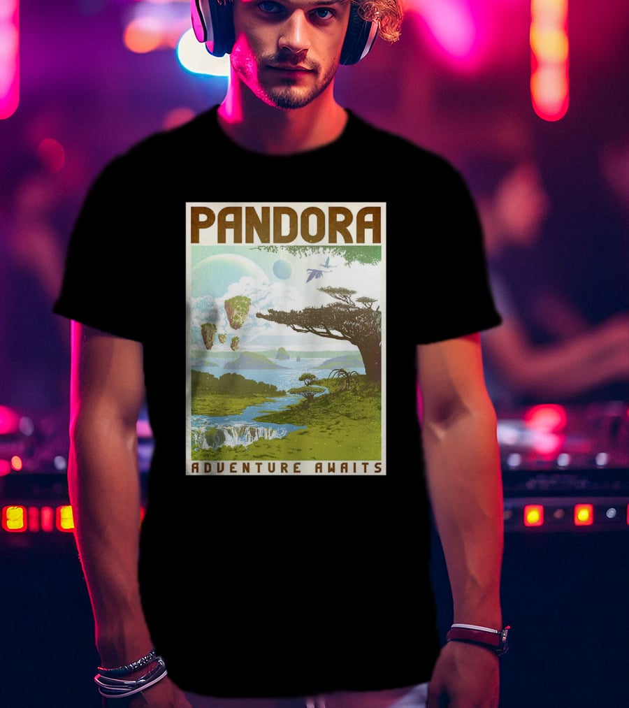 Pandora Adventure Awaits Floating Islands Scenic Landscape T-Shirt