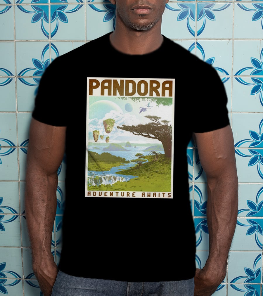 Pandora Adventure Awaits Floating Islands Scenic Landscape T-Shirt