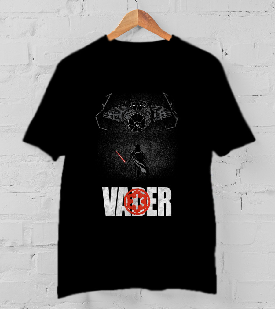 Vader Dark Side Of The Force Sith Fighter Empire T-Shirt