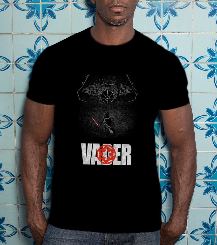 Vader Dark Side Of The Force Sith Fighter Empire T-Shirt