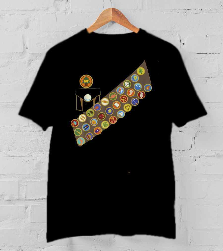 Disney Pixar Up Russell Wilderness Explorer Badge Collection T-Shirt
