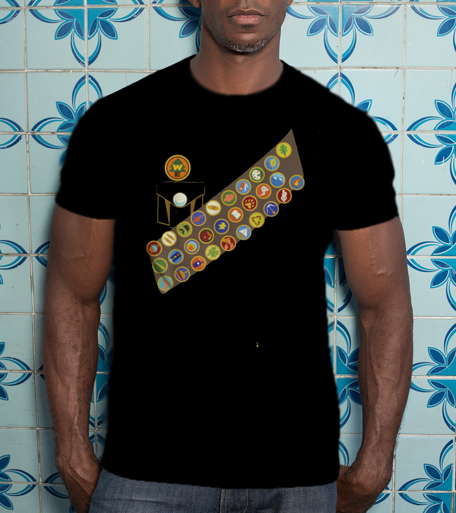 Disney Pixar Up Russell Wilderness Explorer Badge Collection T-Shirt