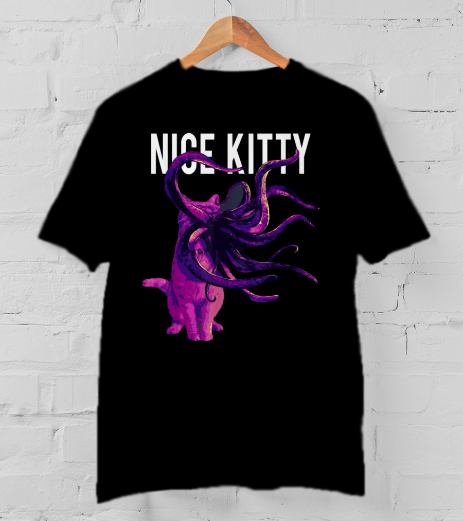 Captain Marvel Goose Nice Kitty Tentacle Creature T-Shirt