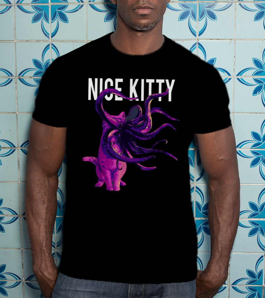 Captain Marvel Goose Nice Kitty Tentacle Creature T-Shirt