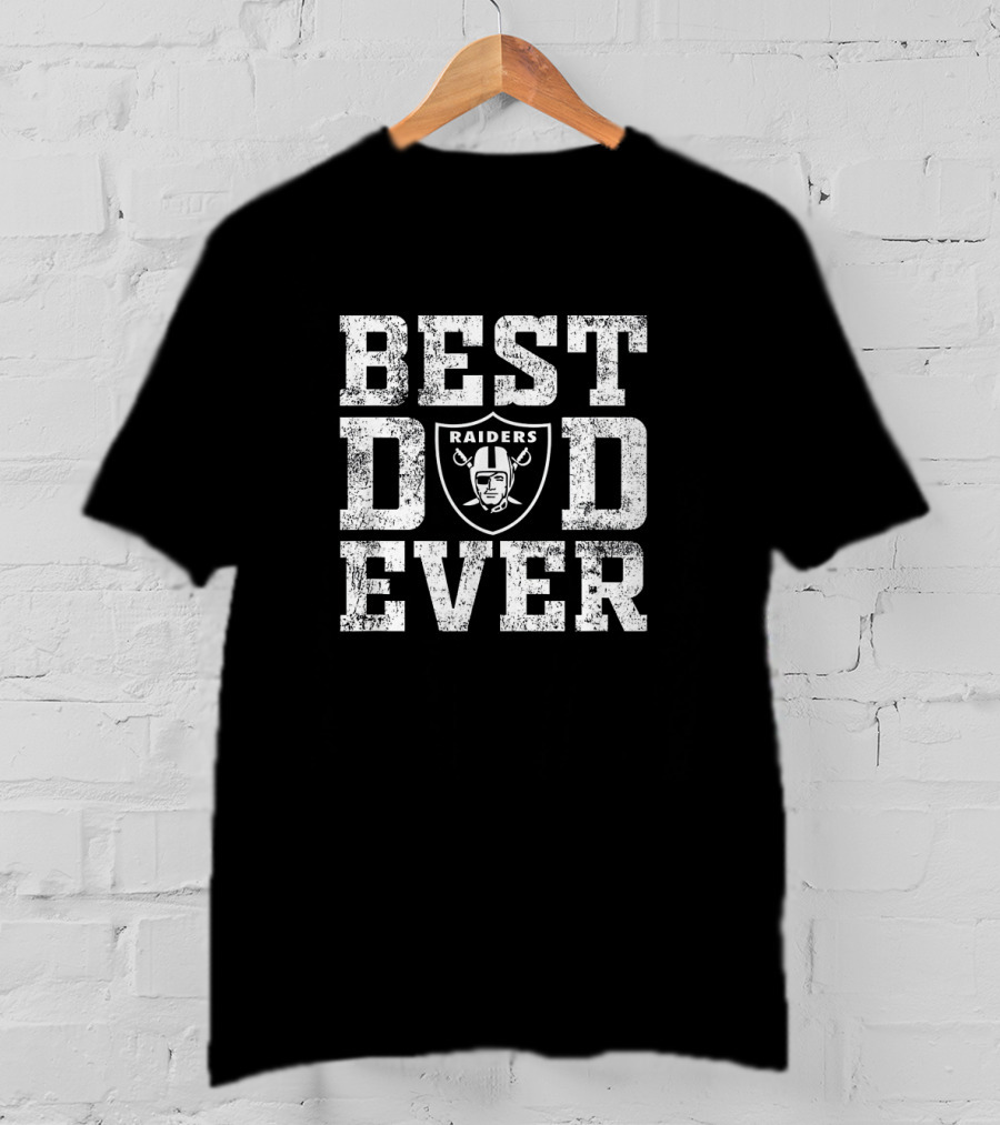 Best Raiders Dad Ever Football Team Fan T-Shirt