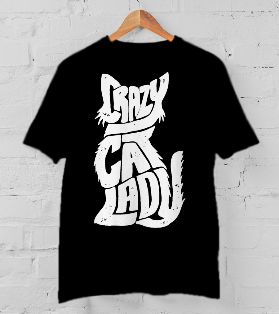 Crazy Cat Lady Kitty Kitten Funny Cats Meme T-Shirt