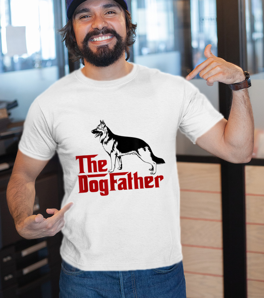 The Dogfather German Shepherd I Love My Pet Funny T-Shirt