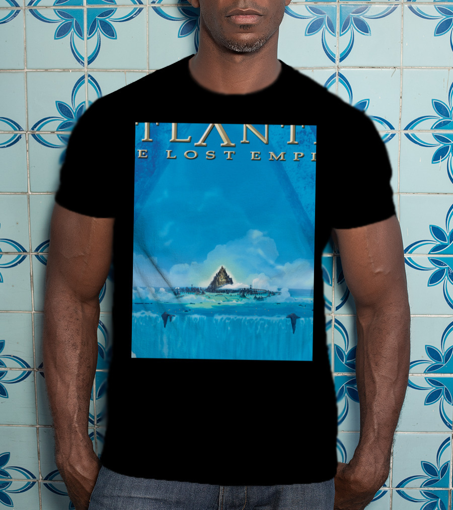 Atlantis The Lost Empire Disney Movie Scene Fade T-Shirt