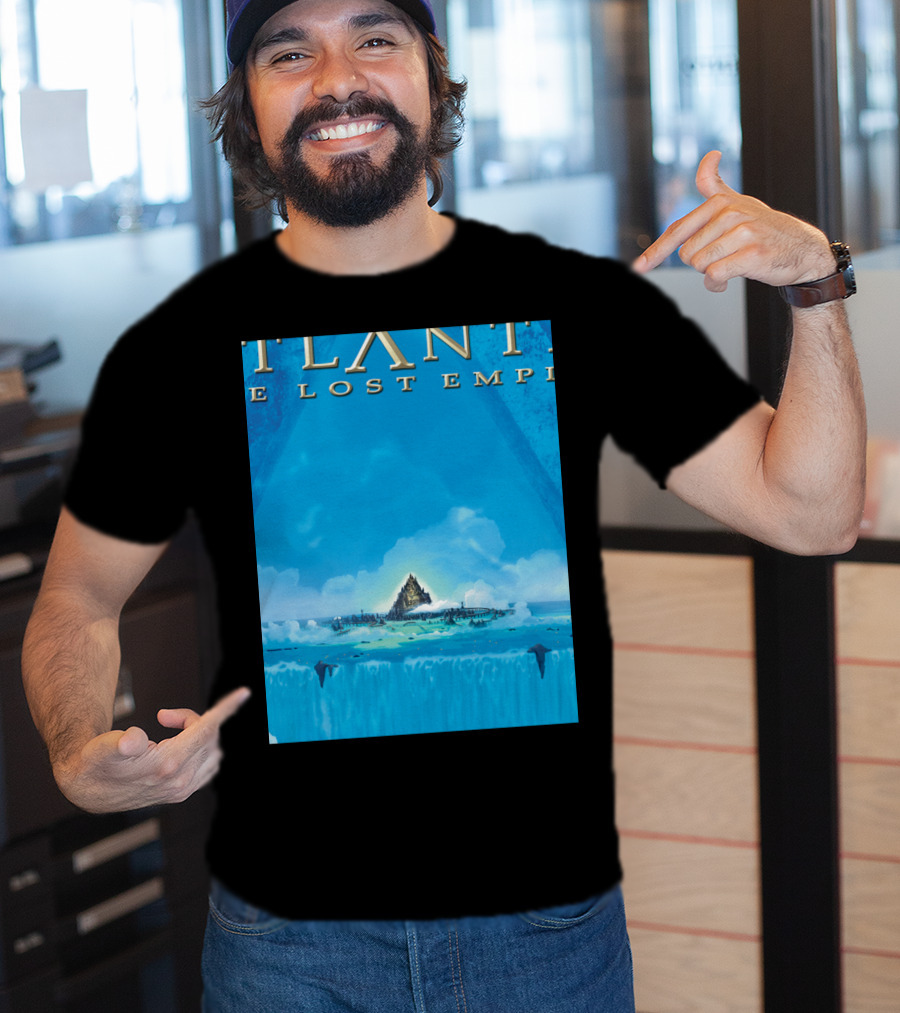 Atlantis The Lost Empire Disney Movie Scene Fade T-Shirt