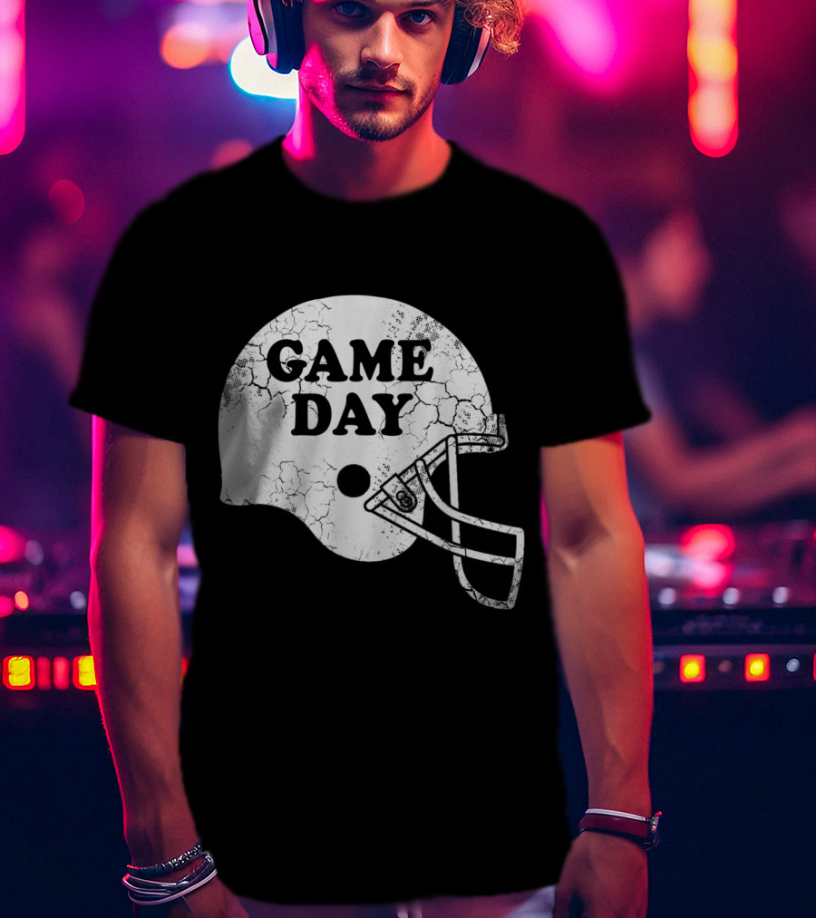 Game Day Football Helmet T-Shirt