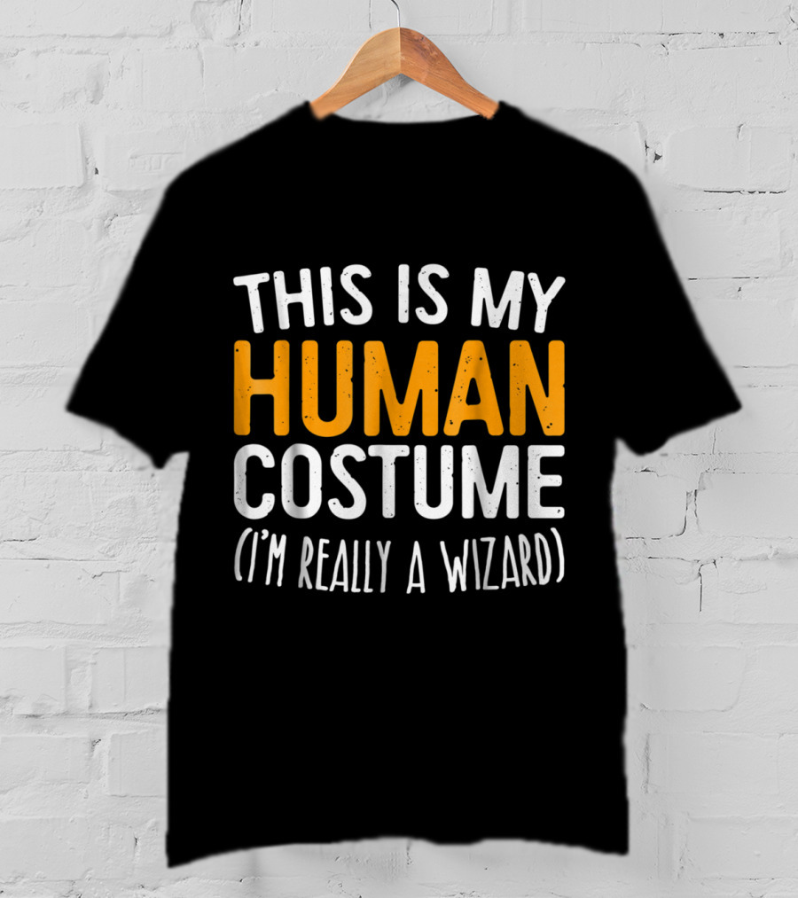 This Is My Human Costume I'm Really A Wizard T-Shirt