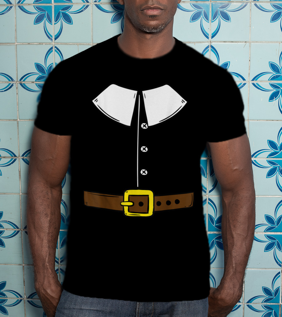 Funny Thanksgiving Pilgrim Costume T-Shirt