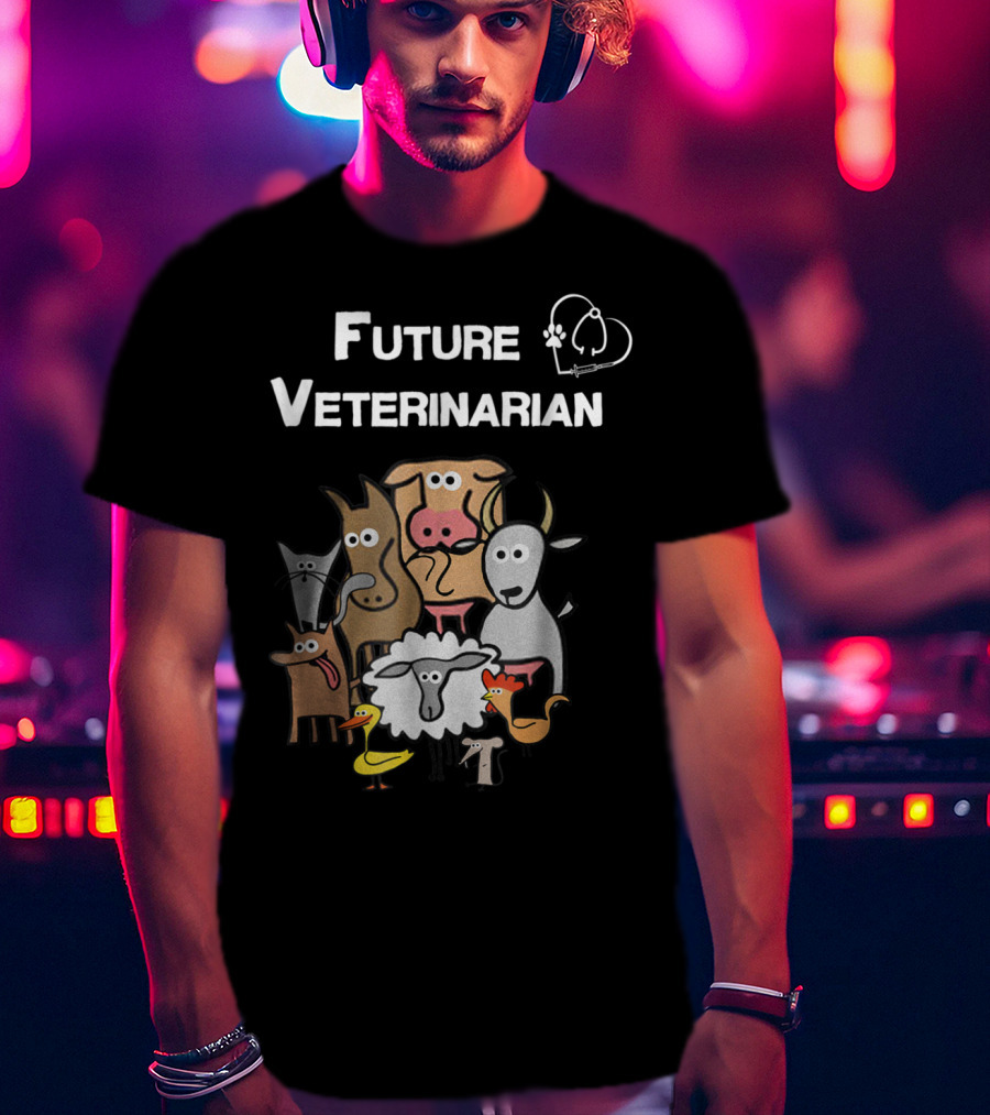 Future Veterinarian Animal Group T-Shirt