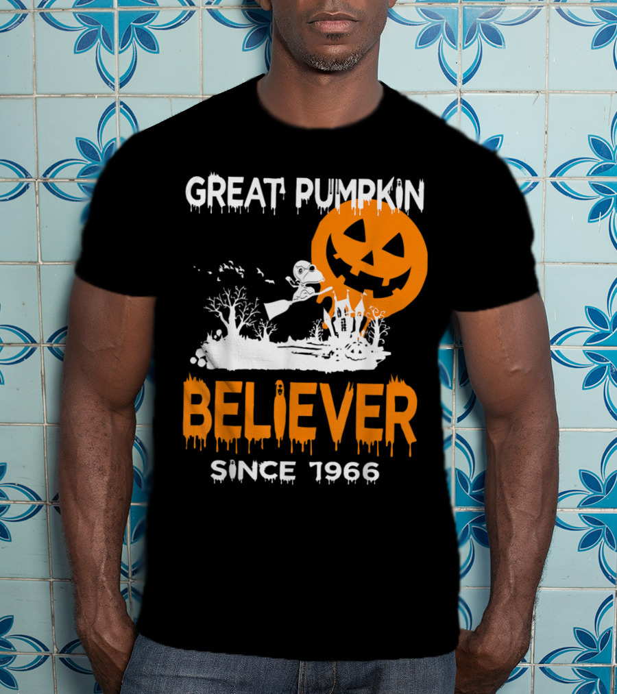 Great Pumpkin Believer Since 1966 Halloween Fun T-Shirt