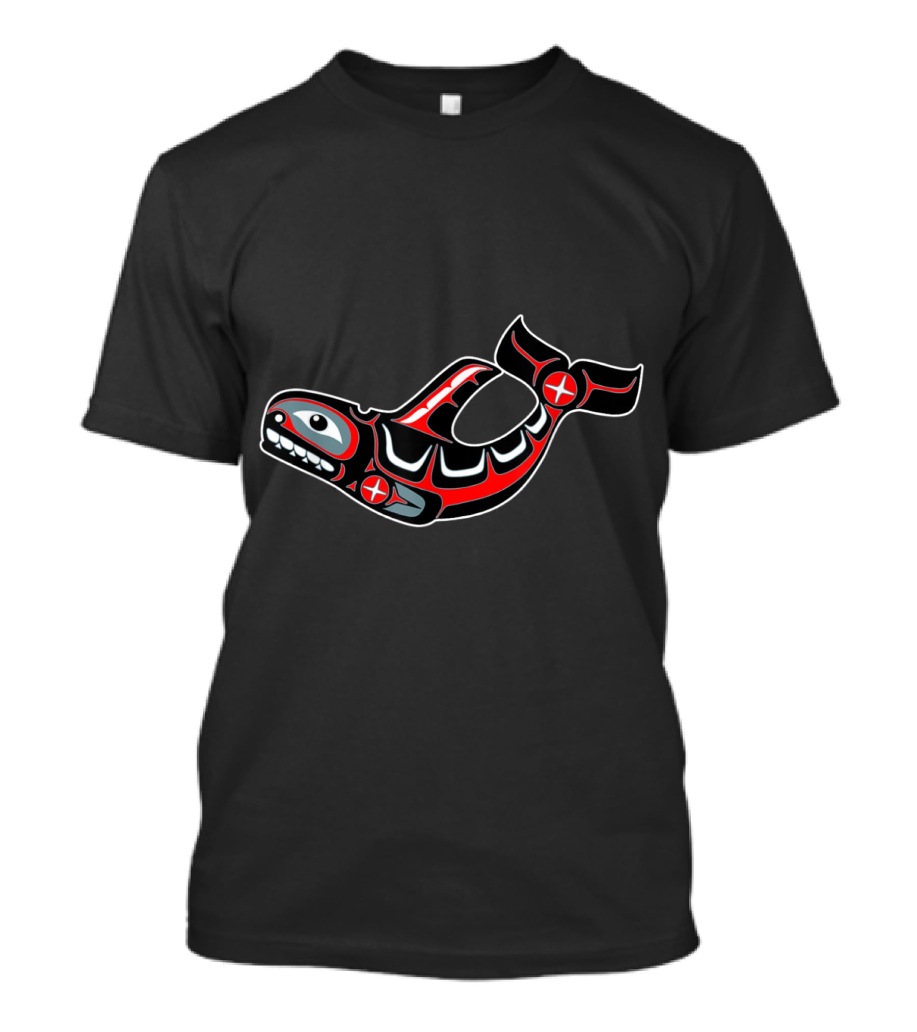 Orca Killer Whale Native American Design For Teens T-Shirt