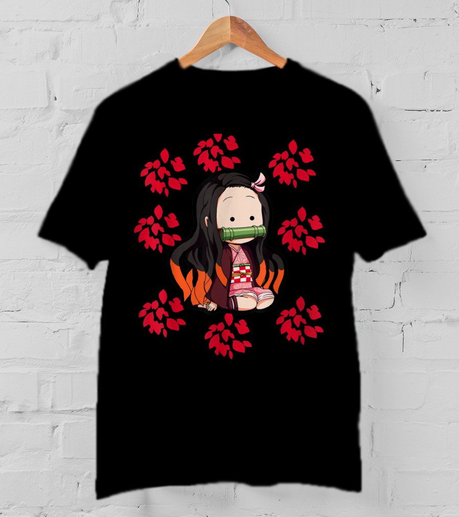 Kawaii Cute Nezuko Slayer Demon Anime Kanjiro T-Shirt