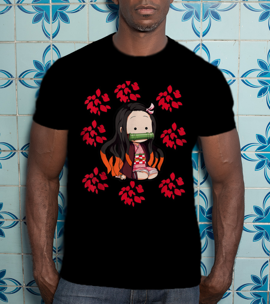 Kawaii Cute Nezuko Slayer Demon Anime Kanjiro T-Shirt
