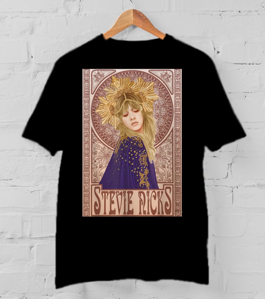 Stevie Nicks Vintage Art Nouveau Style Lady Legend T-Shirt