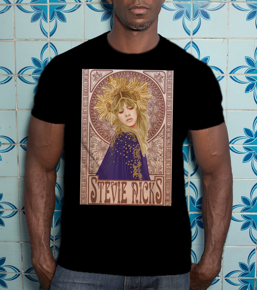 Stevie Nicks Vintage Art Nouveau Style Lady Legend T-Shirt