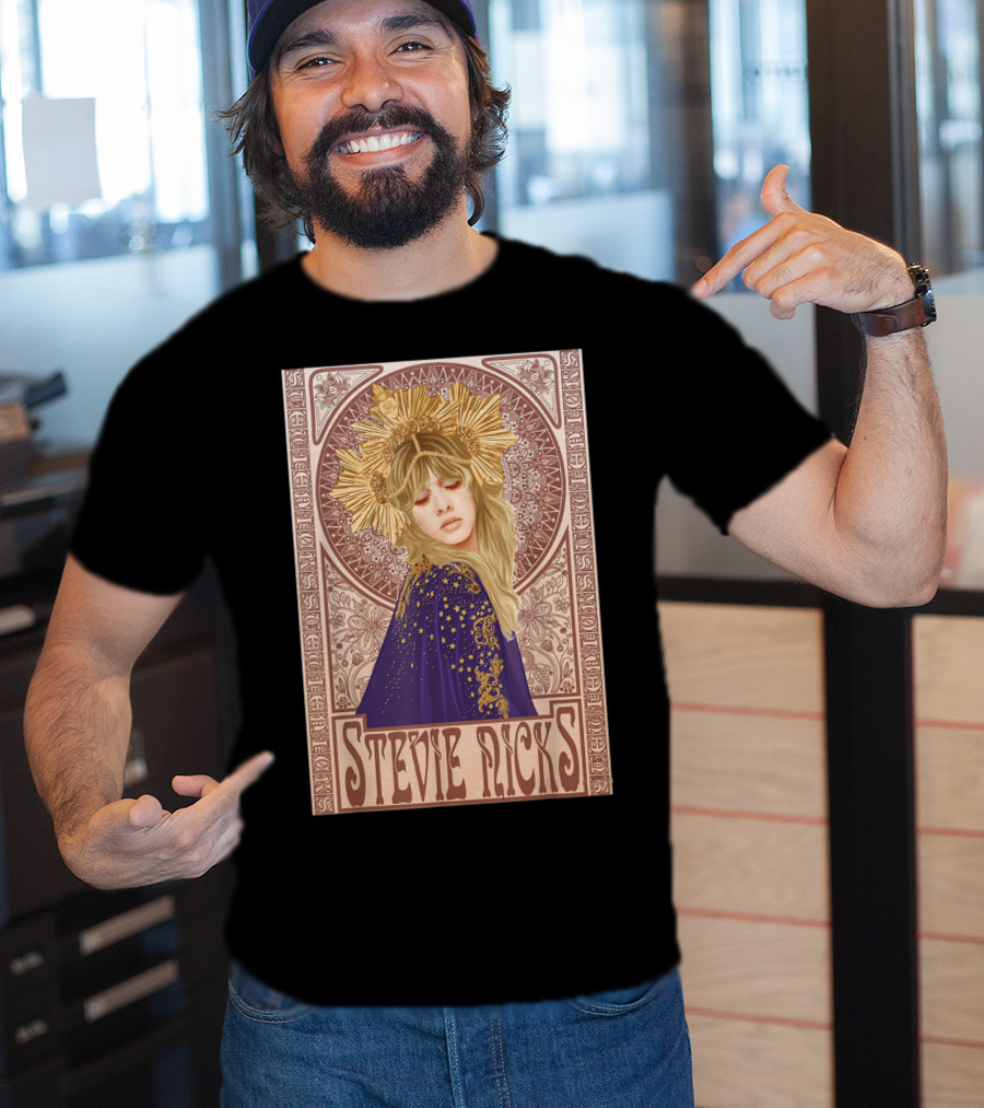 Stevie Nicks Vintage Art Nouveau Style Lady Legend T-Shirt