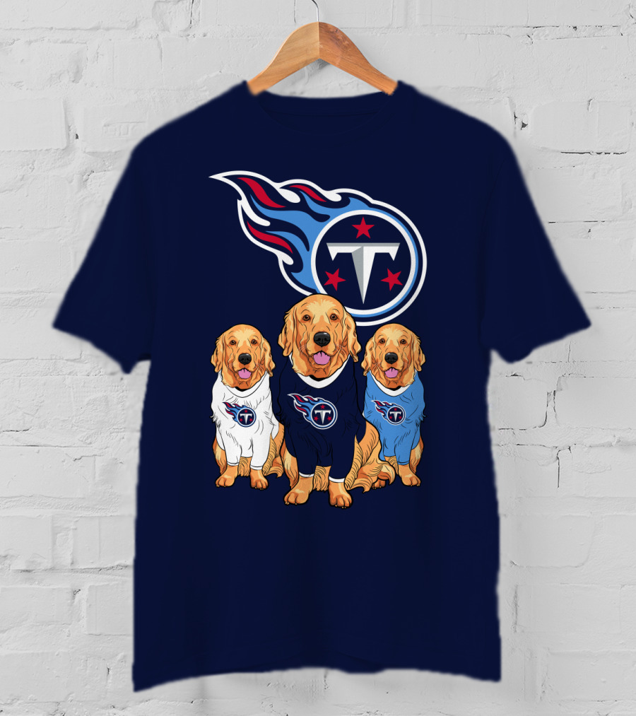 Tennessee Titans Golden Retrievers T-Shirt