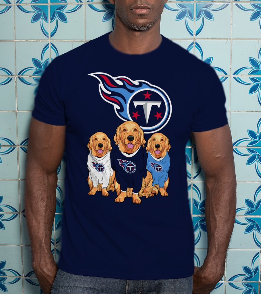Tennessee Titans Golden Retrievers T-Shirt