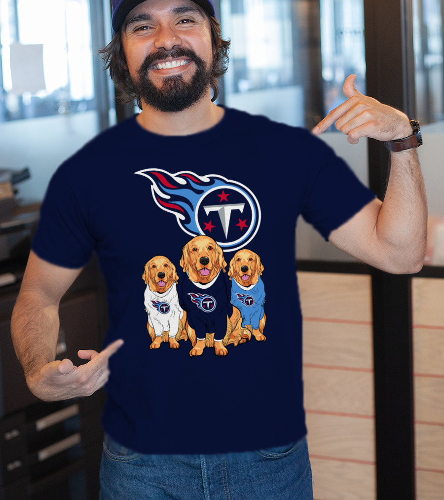 Tennessee Titans Golden Retrievers T-Shirt