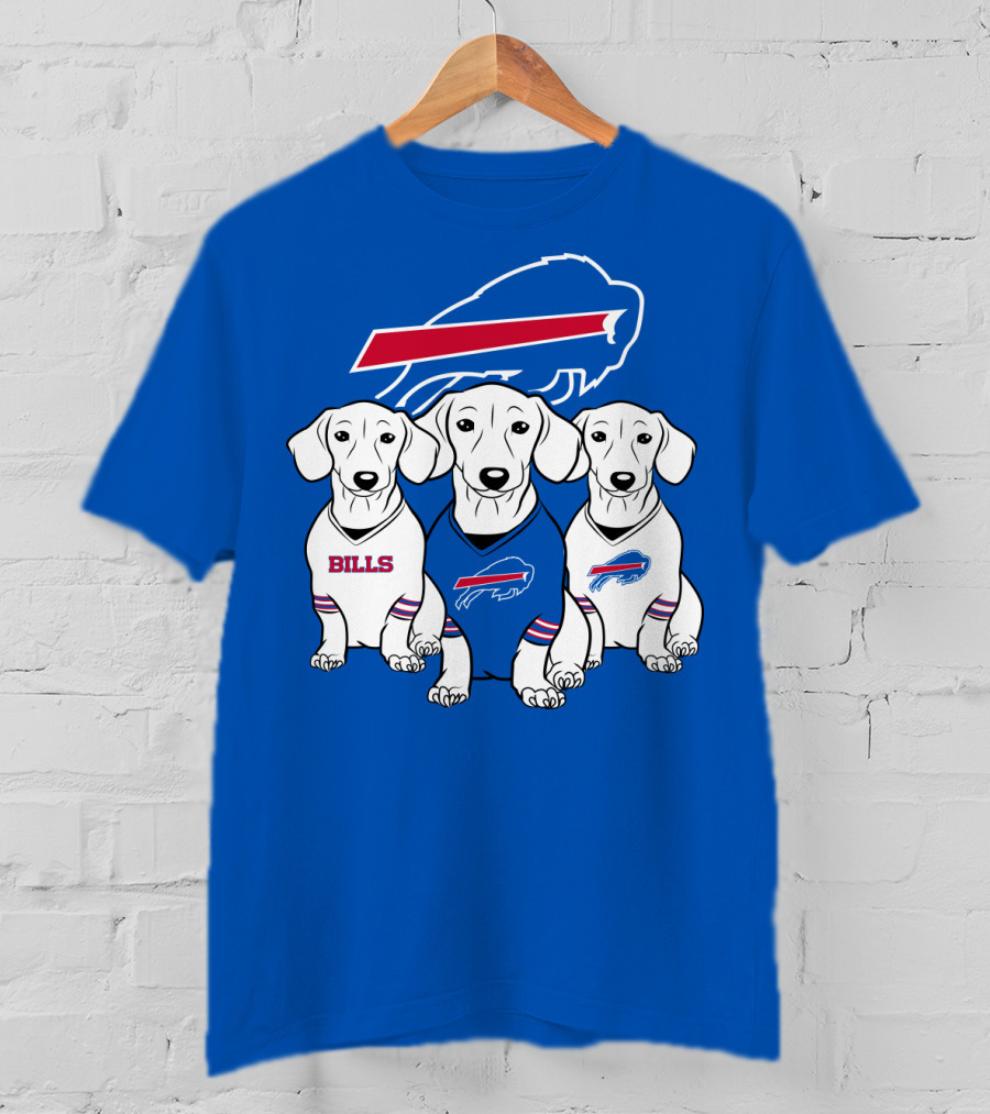Bills Buffalo Dachshund  T-Shirt