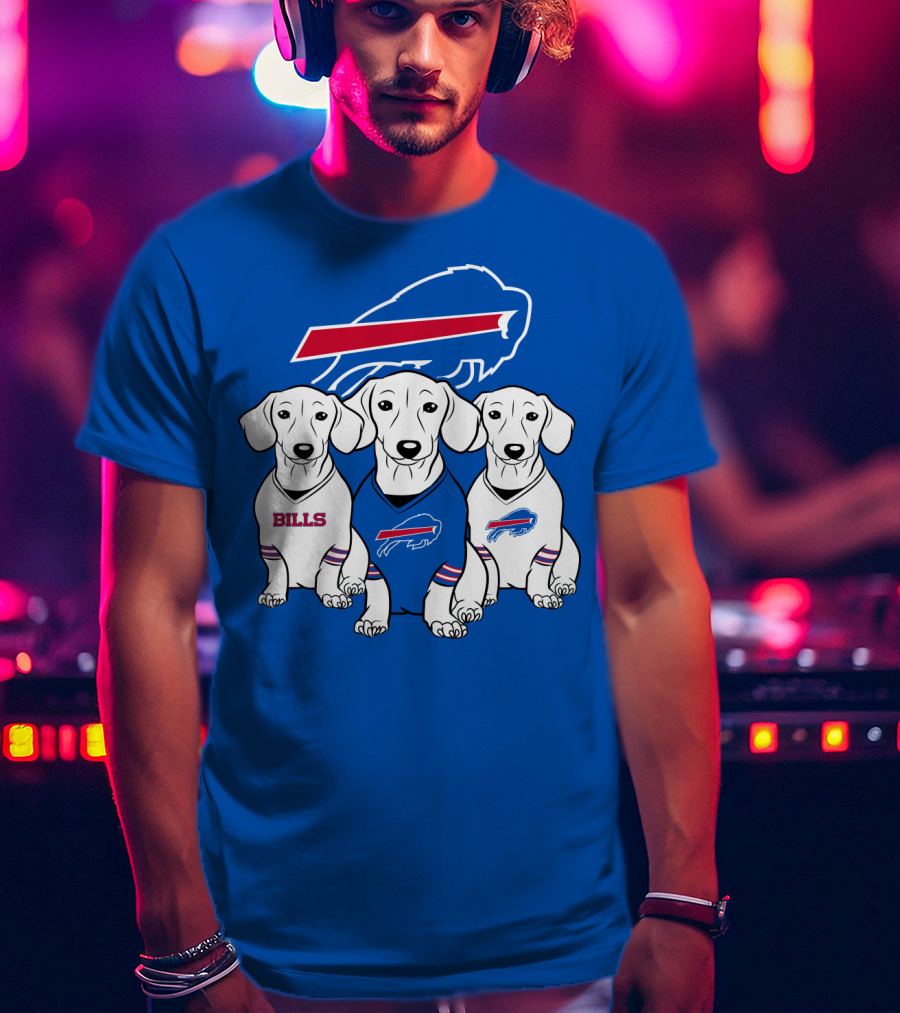 Bills Buffalo Dachshund  T-Shirt