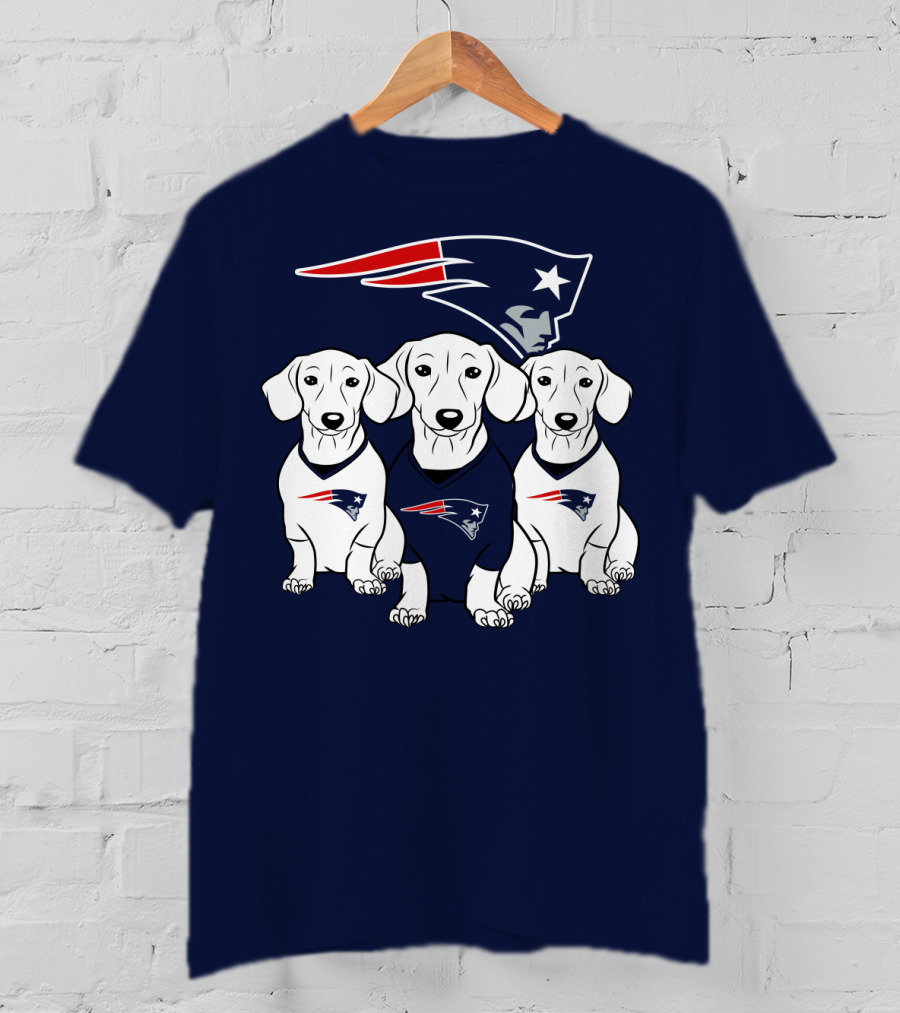 Patriots Dachshund Trio T-Shirt