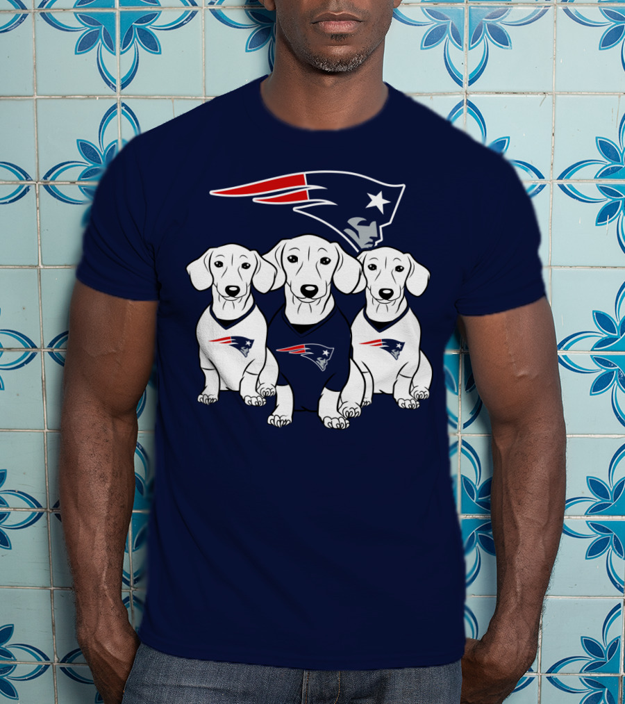 Patriots Dachshund Trio T-Shirt
