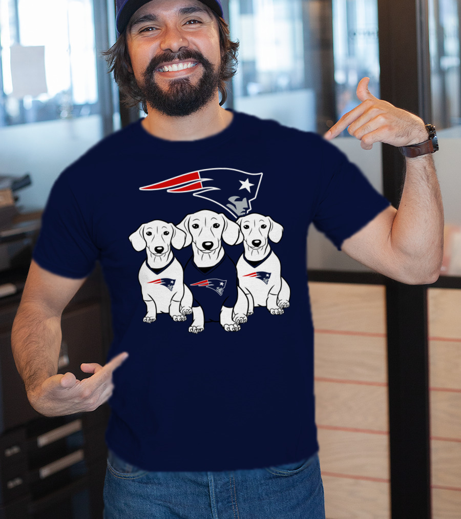 Patriots Dachshund Trio T-Shirt