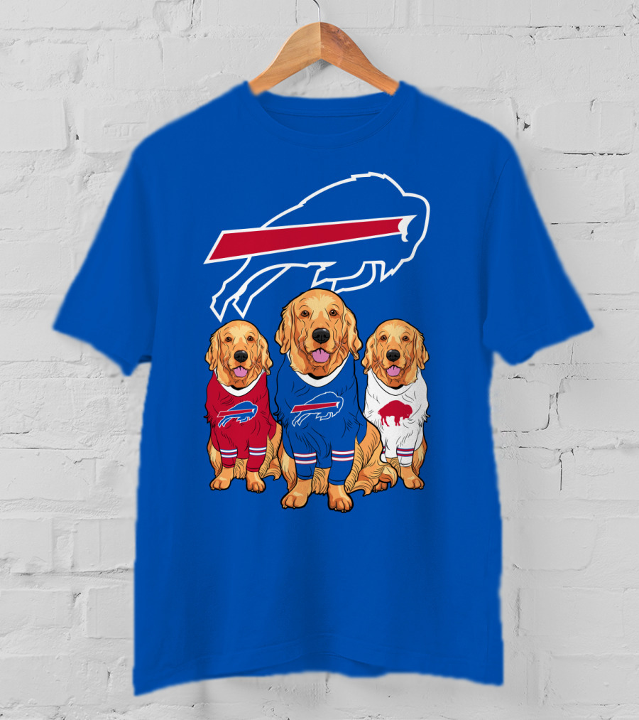 Buffalo Bills Golden Retrievers T-Shirt