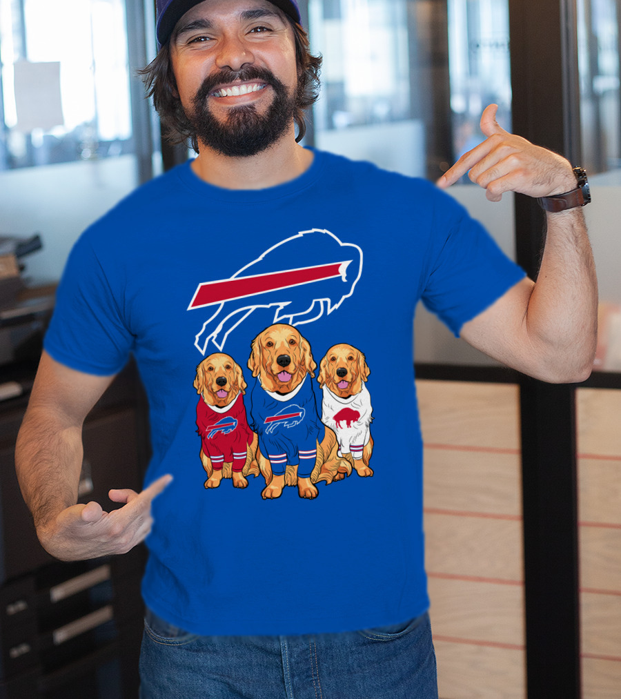 Buffalo Bills Golden Retrievers T-Shirt