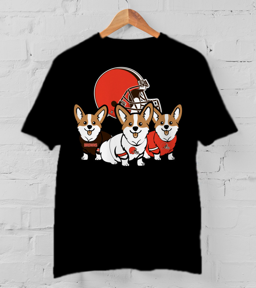 Cleveland Browns Corgi T-Shirt