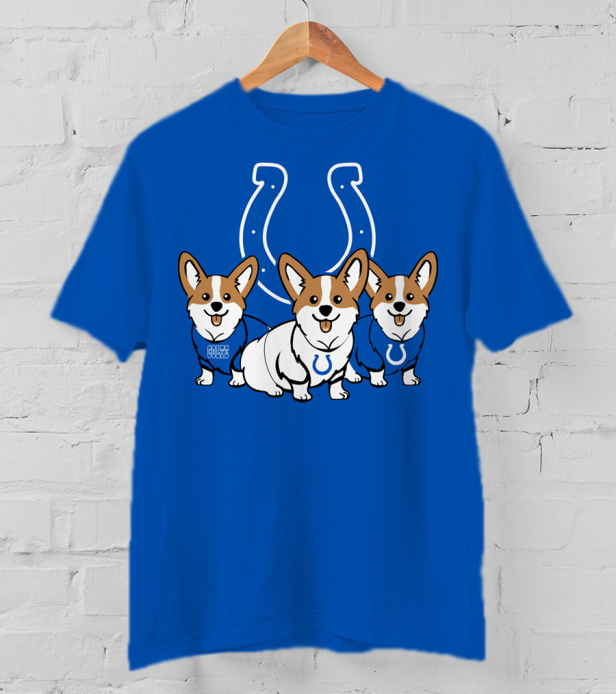 Indianapolis Colts Corgi T-Shirt