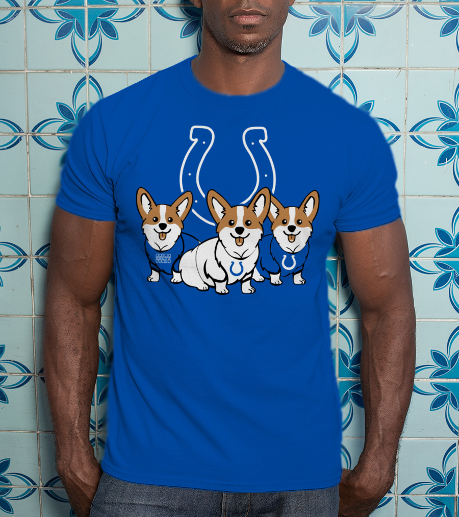 Indianapolis Colts Corgi T-Shirt