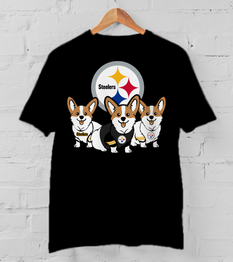 Steelers CorgiTrio T-Shirt