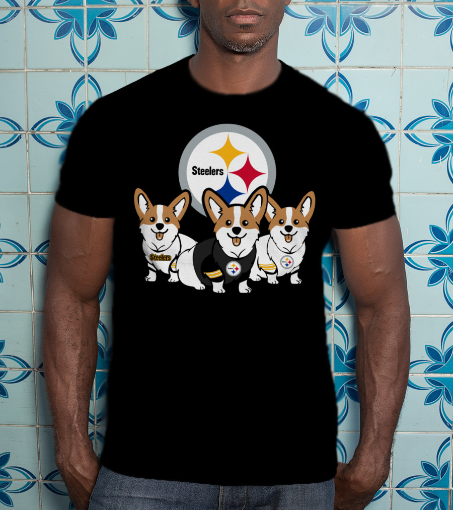 Steelers CorgiTrio T-Shirt