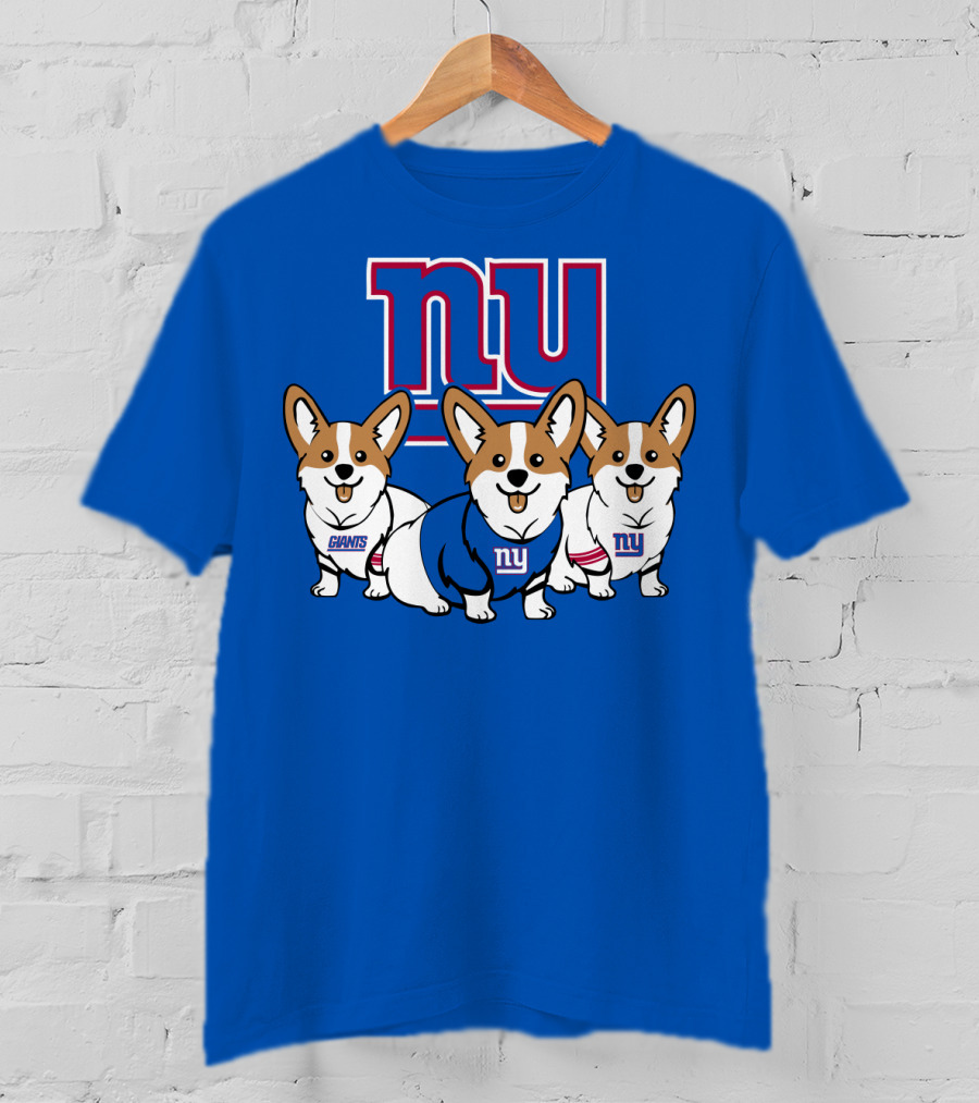 New York Giants Corgi T-Shirt