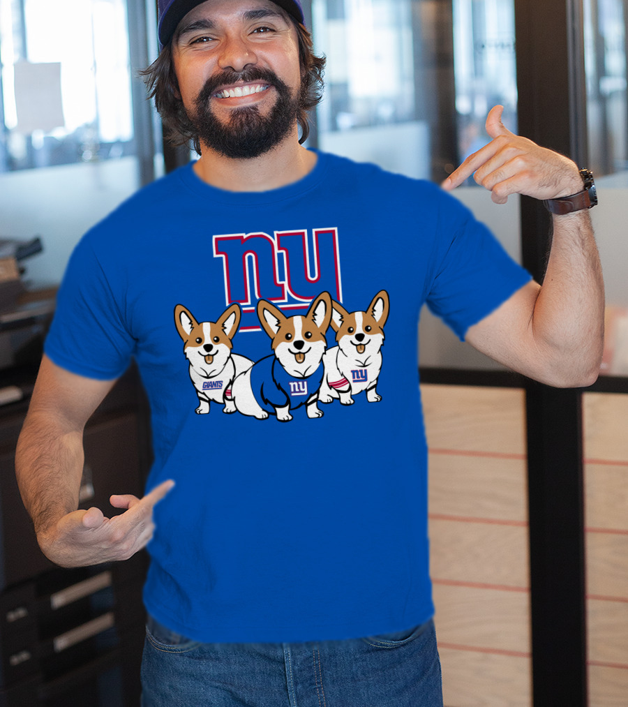 New York Giants Corgi T-Shirt