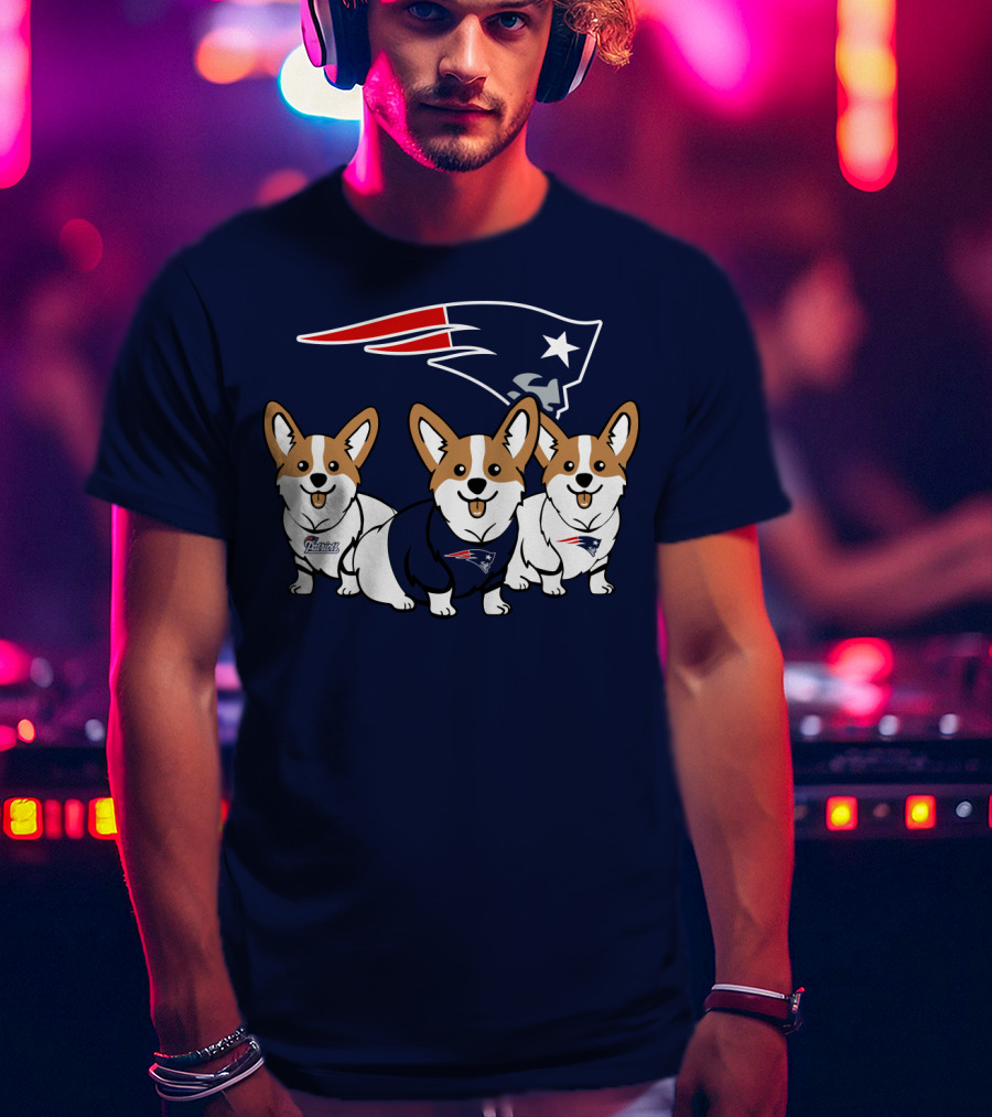 Patriots Corgi T-Shirt