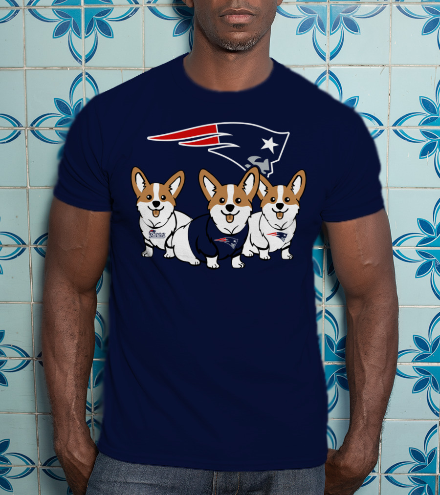 Patriots Corgi T-Shirt