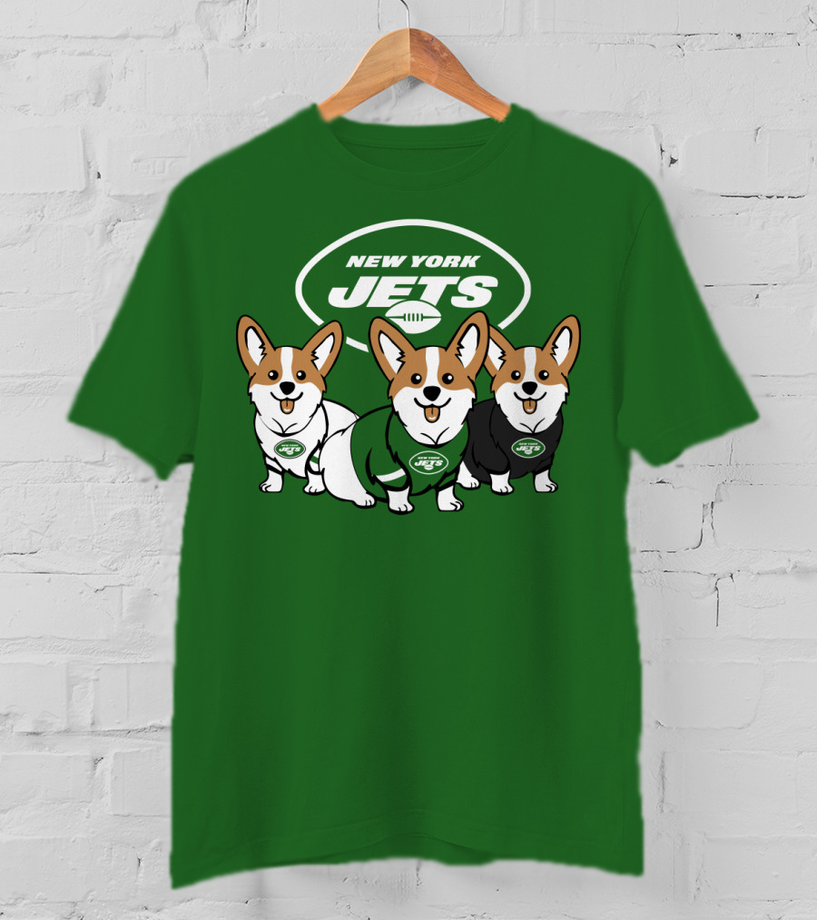 New York Jets Corgi T-Shirt