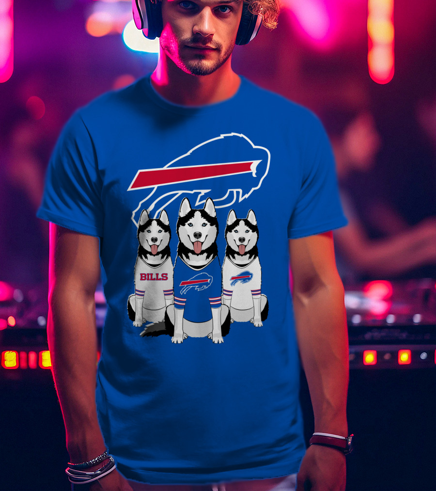 Bills Buffalo Husky Trio T-Shirt