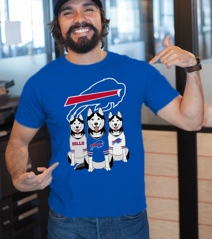 Bills Buffalo Husky Trio T-Shirt