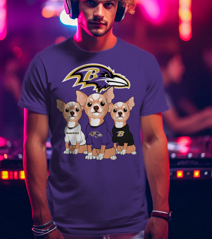 Ravens Chihuahua T-Shirt