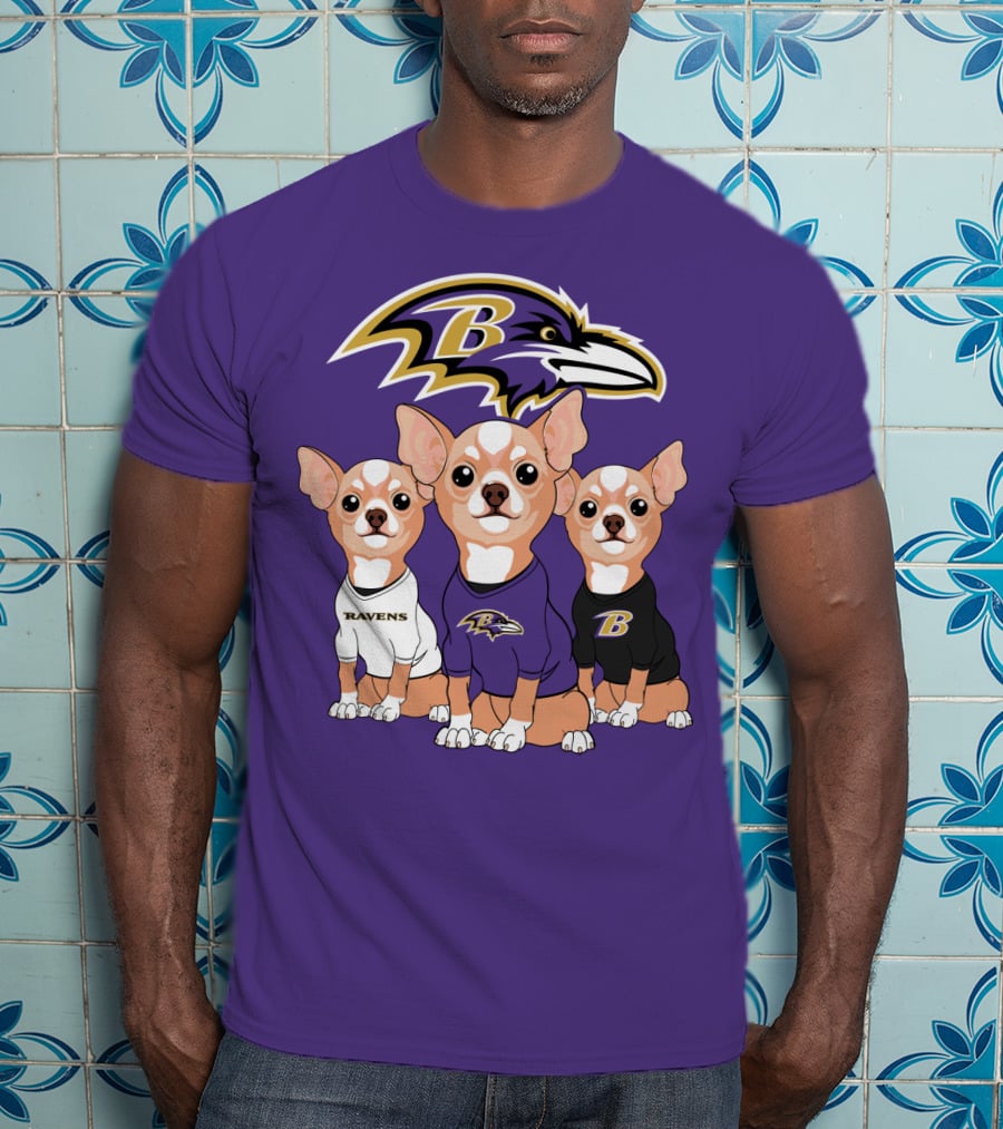 Ravens Chihuahua T-Shirt