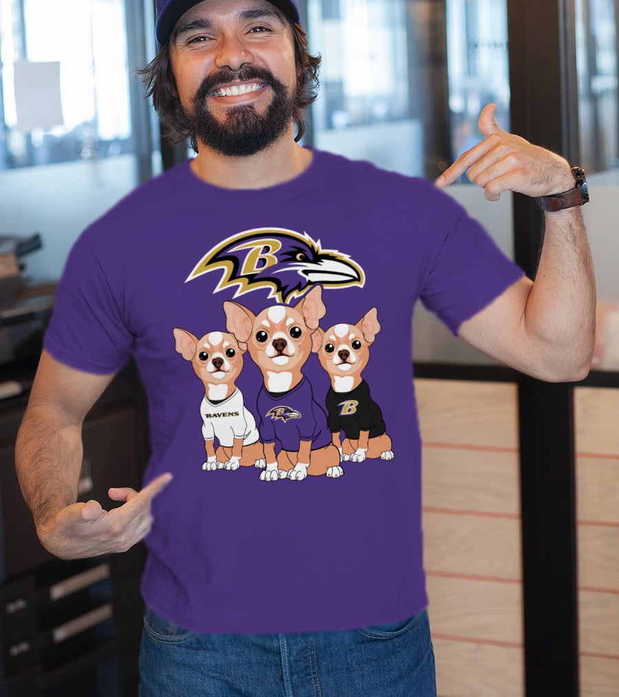 Ravens Chihuahua T-Shirt