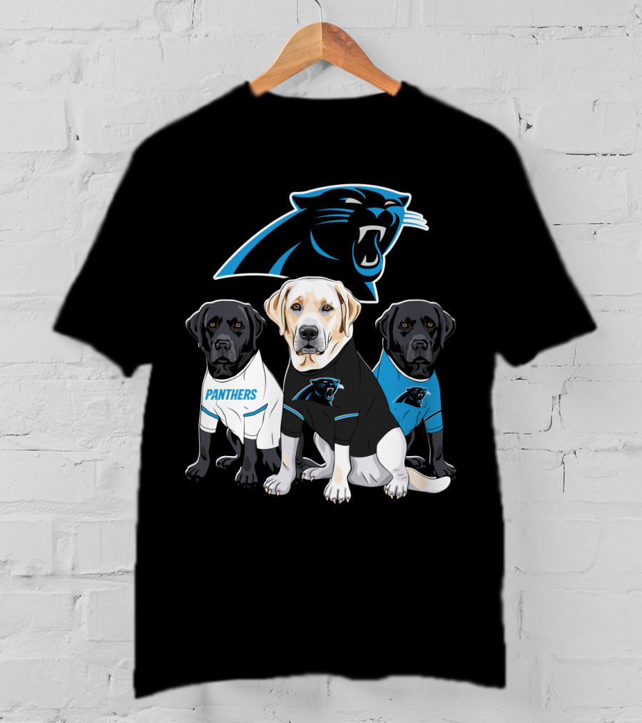 Panthers Labrador Retriever Dogs T-Shirt